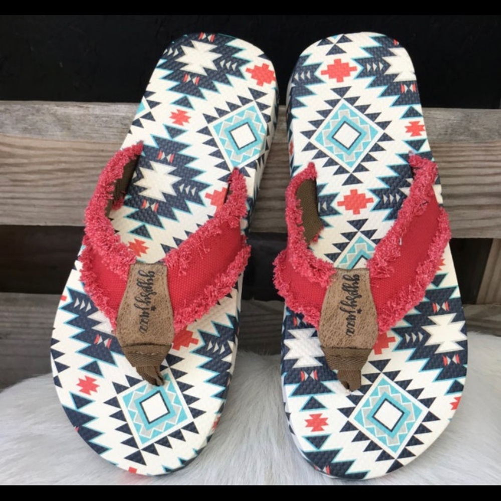 Gypsy Jazz Tallullah flip flops size 10. New in box.